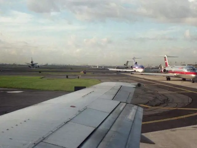 Massive Boeing 747 narrowly avoids collision with a car during an awe-inspiring landing at one of...