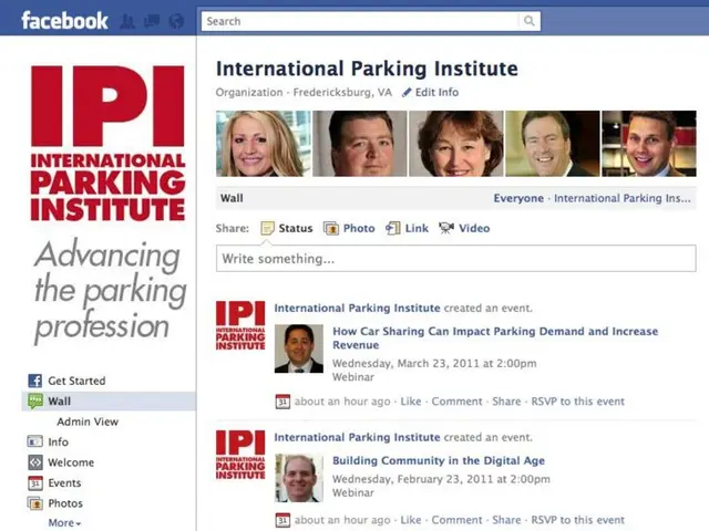 In this picture we can see screenshot of the Facebook page. On the top we can see some six...